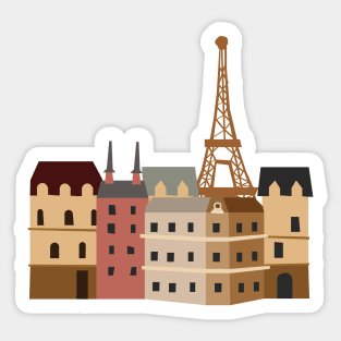 Paris Scene Sticker